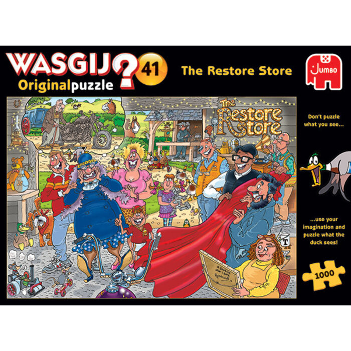 Jumbo Puzzles 1000 pcs - WASGIJ Original: #41, The Restore Store