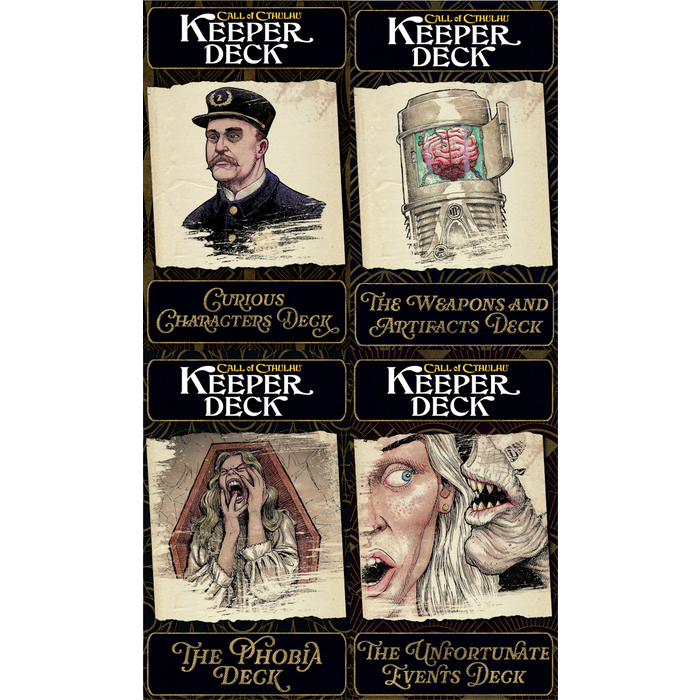Chaosium Inc. Call of Cthulhu: Keeper Decks - 2nd Edition