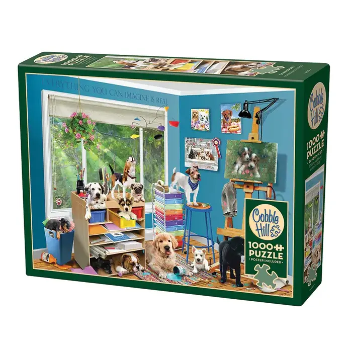 Cobble Hill Puzzles 1000 pcs - Studio Pups