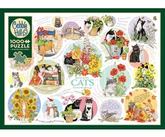 Cobble Hill Puzzles 1000 pcs - Cat Thoughts