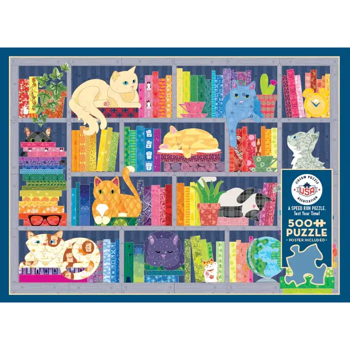 Cobble Hill Puzzles 500 pcs - Rainbow Cats