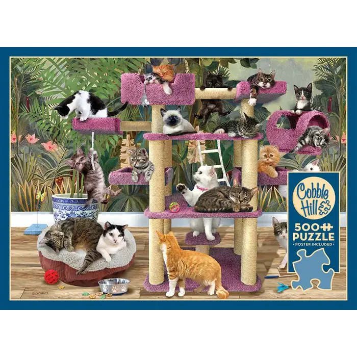 Cobble Hill Puzzles 500 pcs - Jungle Cats