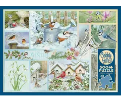 Cobble Hill Puzzles 500 pcs - Garden Birds in Winter