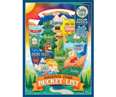 Cobble Hill Puzzles 500 pcs - National Park Bucket List