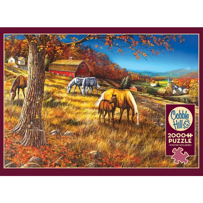 Cobble Hill Puzzles 2000 pcs - Hillside Gathering