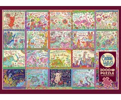 Cobble Hill Puzzles 2000 pcs - Happy Thoughts