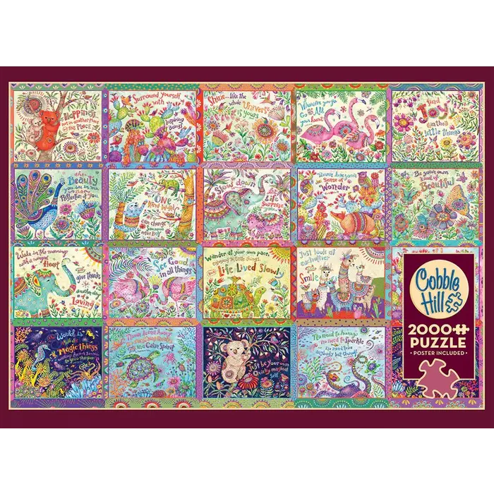 Cobble Hill Puzzles 2000 pcs - Happy Thoughts