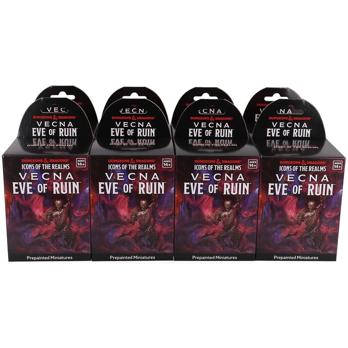 Wizkids/NECA LLC D&D Icons of the Realms: Miniature Booster Brick - Vecna: Eve of Ruin