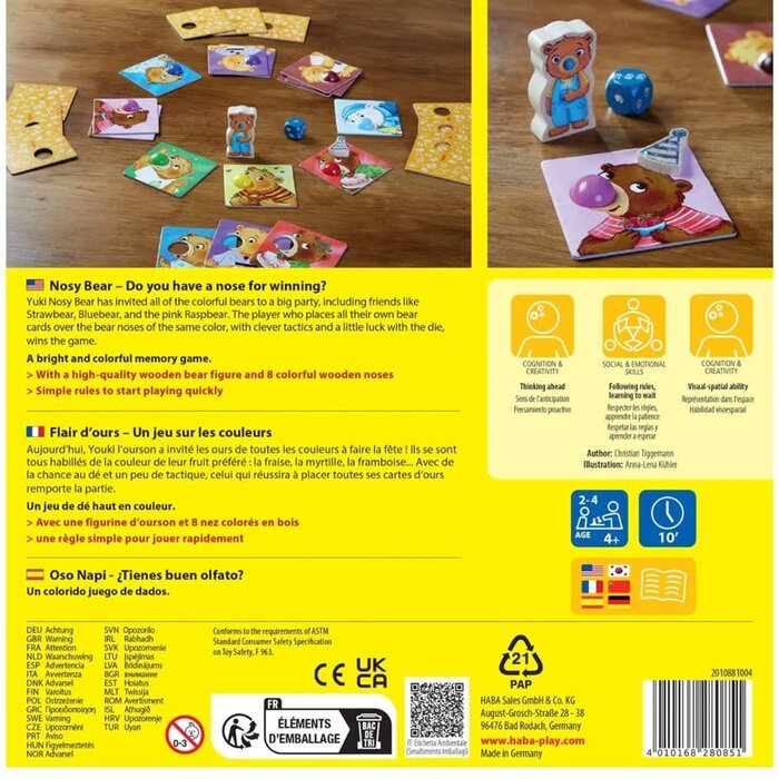 HABA Nosy Bear