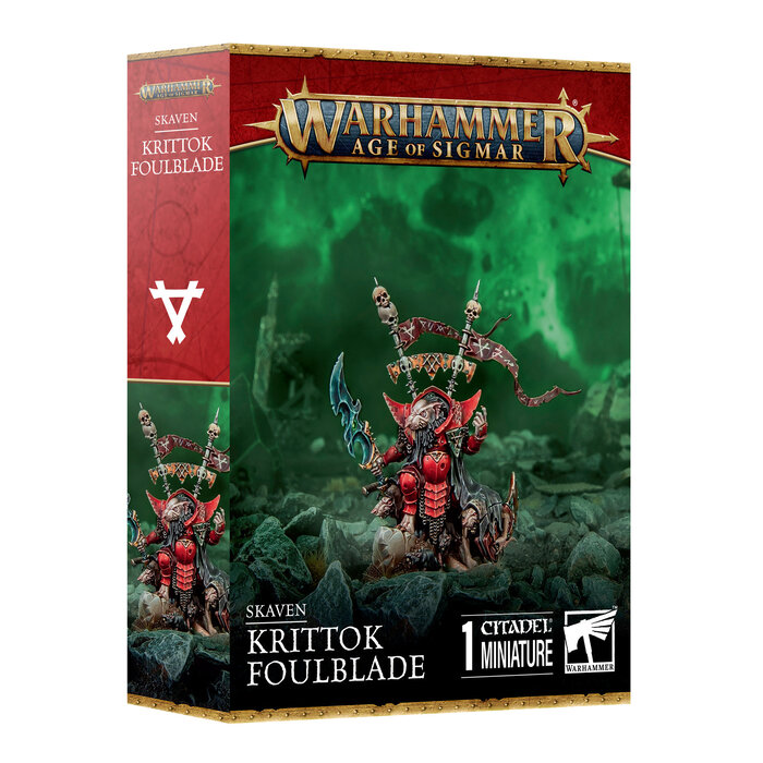 Games Workshop Warhammer Age of Sigmar: Skaven - Krittok Foulblade