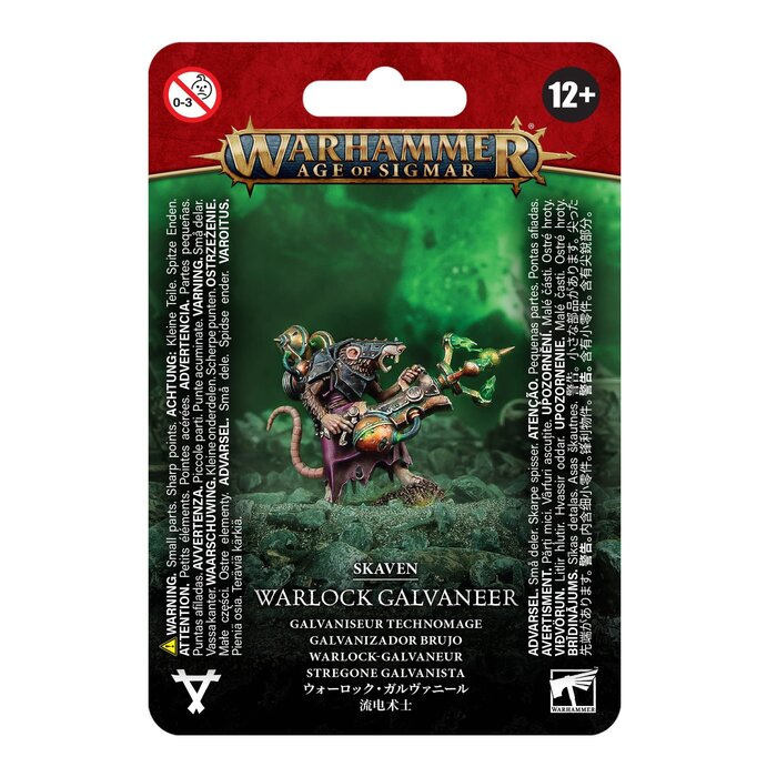 Games Workshop Warhammer Age of Sigmar: Skaven - Warlock Galvaneer