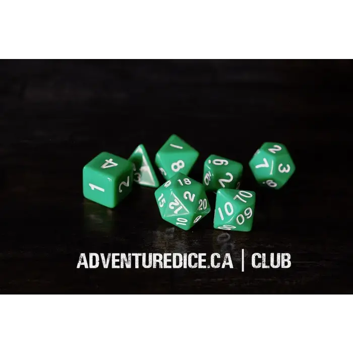 Adventure Dice 7-Piece RPG Dice Set: Weapons -