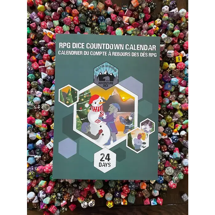 Adventure Dice 2024 RPG Dice Advent Calendar - Standard 24 Days