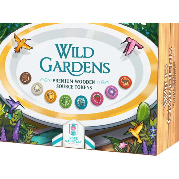Misc Board Games Wild Gardens: Premium Wooden Source Tokens