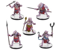 Wizkids/NECA LLC D&D Icons of the Realms: Kuo-Toa Warband Premium Painted Miniature Pack