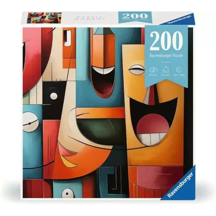 Ravensburger 200 pcs - Puzzle Moments: Happy Cubism