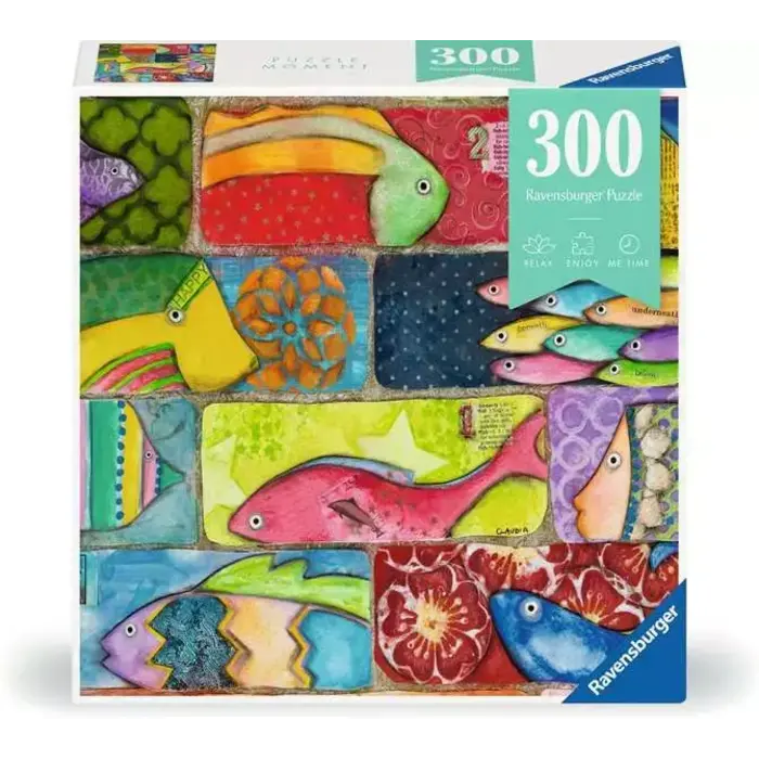Ravensburger 300 pcs - Puzzle Moments: Splashy Fish Tiles
