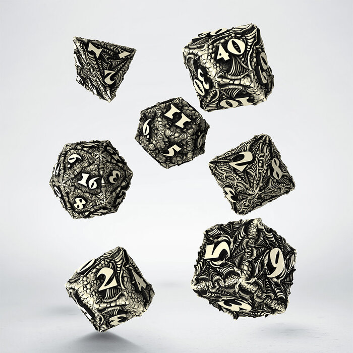 Q-Workshop 7 Piece Dracopolis RPG Dice Set -