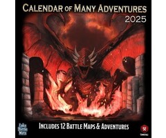Loke Battle Mats 2025 Calendar of Many Adventures