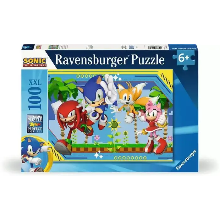 Ravensburger 100 pcs - Sonic the Hedgehog (XXL)