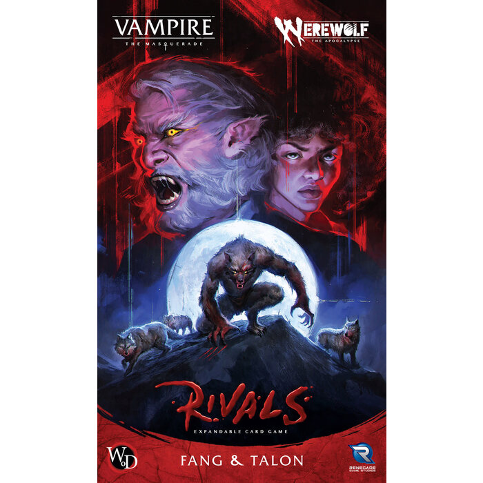 Renegade Game Studios Vampire the Masquerade x Werewolf the Apocalypse - Rivals: Fang and Talon Expansion