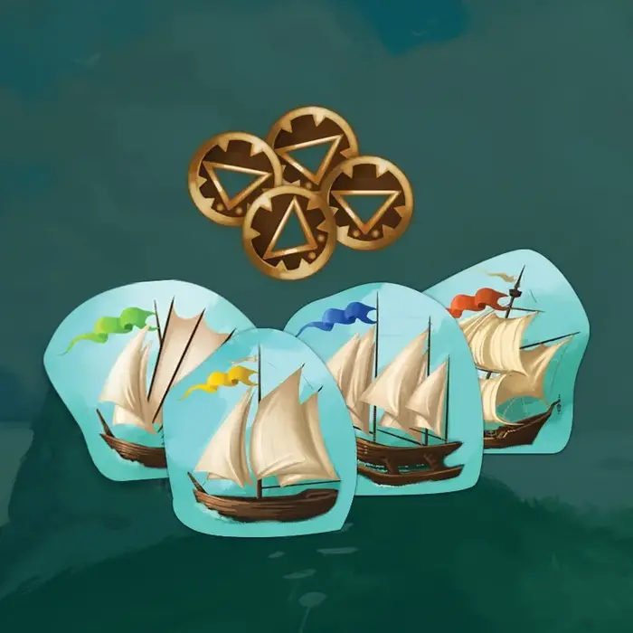 Red Raven Games Islebound: Emerald Edition Deluxe Components