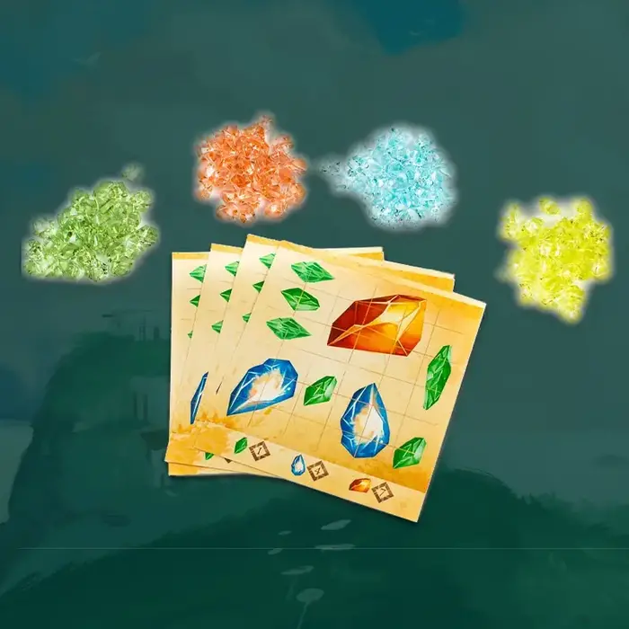 Red Raven Games Roam: Gem Maps Expansion and Animals Promo Pack