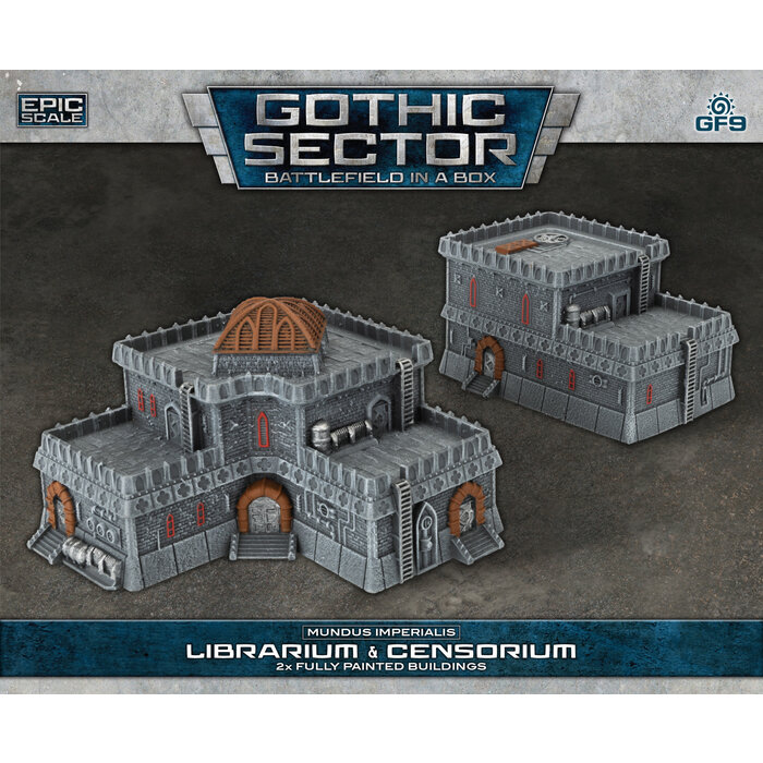 Gale Force Nine Battlefield in a Box: Mundus Imperialis: Librarium & Censorium