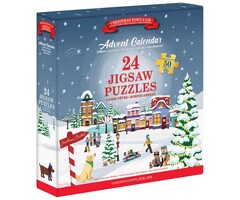 Eurographics 24x50 pcs - Christmas Town Fair Puzzle Advent Calendar