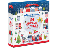 Eurographics 24x50 pcs - Christmas Town Puzzle Advent Calendar