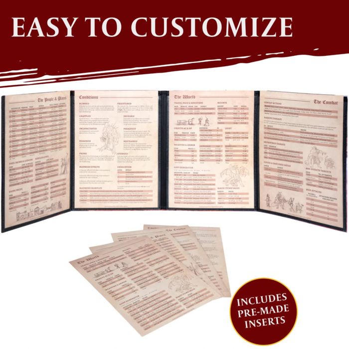 Misc RPGs LYNX Customizable GM Screen