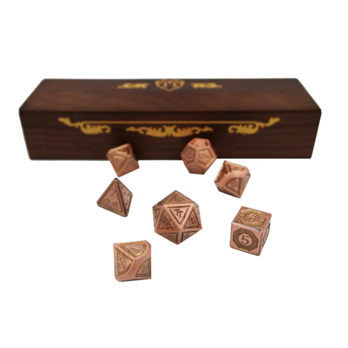 Ghostfire Gaming 7-Piece RPG Dice Set: Twisted Taverns Special