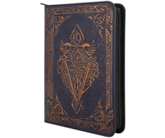 LYNX Faux Leather Trading Card Binder - Blue