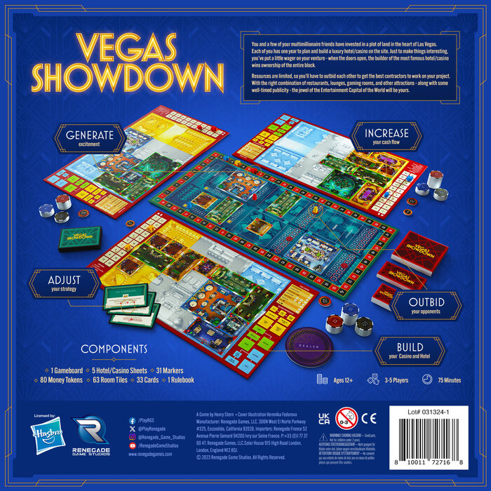 Renegade Game Studios Vegas Showdown: Renegade Edition