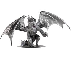 Wizkids/NECA LLC Nolzur's Marvelous Miniatures: Gargantuan Bahamut Premium Painted Miniature