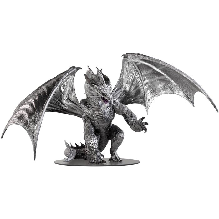 Wizkids/NECA LLC Nolzur's Marvelous Miniatures: Gargantuan Bahamut Premium Painted Miniature