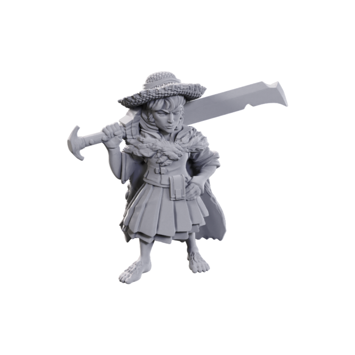 Wizkids/NECA LLC Pathfinder Deep Cuts Miniatures: Female Halfling Low Level Magus