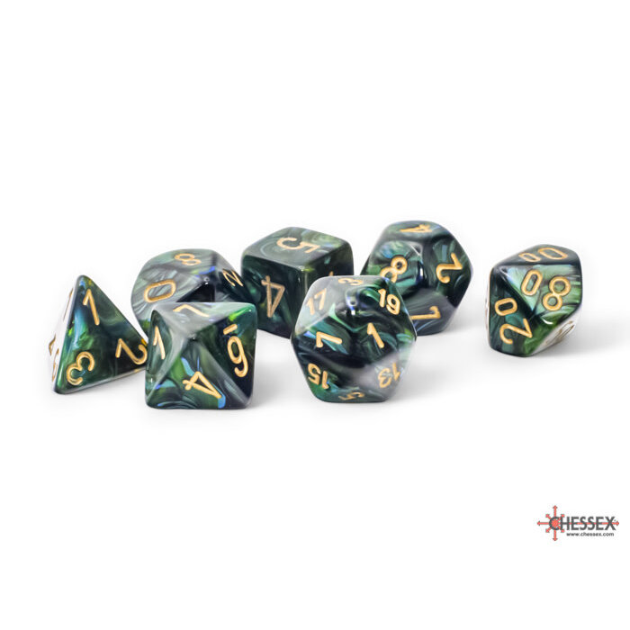 Chessex 7-Piece Mega-Hedral RPG Dice Set: