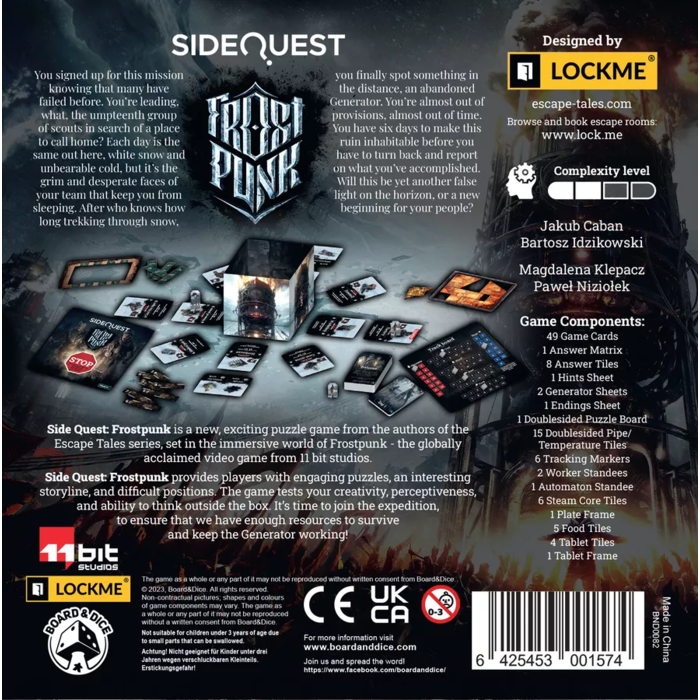 Board & Dice Side Quest: Frostpunk