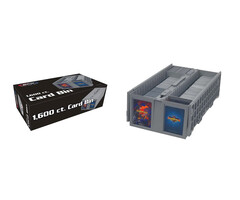 BCW Supplies Plastic Card Storage Box for 1600 Cards