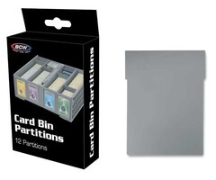 BCW Supplies Plastic Card Storage Box Partitions