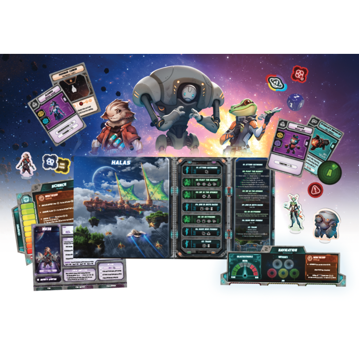 Plaid Hat Games Wandering Galaxy - A Crossroads Game