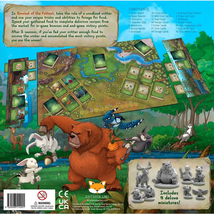 Misc Board Games Survival of the Fattest: Deluxe Edition