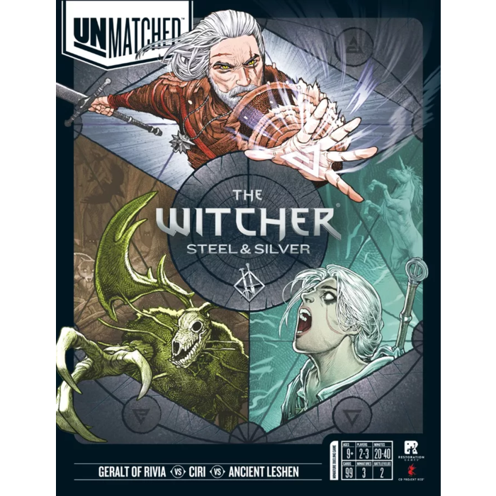 Restoration Games Unmatched - The Witcher: Steel & Silver