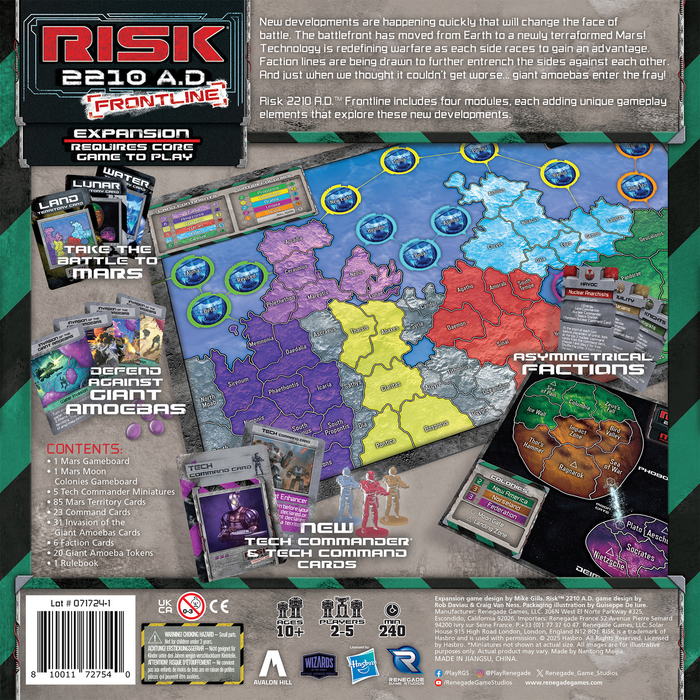Renegade Game Studios Risk 2210 A.D. - Frontline Expansion