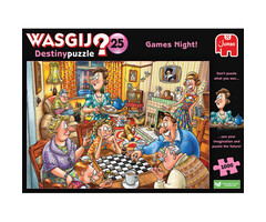 Jumbo Puzzles 1000 pcs - WASGIJ Destiny: #25, Games Night!