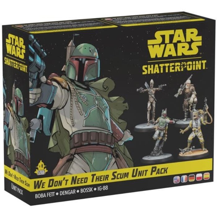 Atomic Mass Games Star Wars - Shatterpoint: We Don't Need Their Scum: Boba Fett Unit Pack