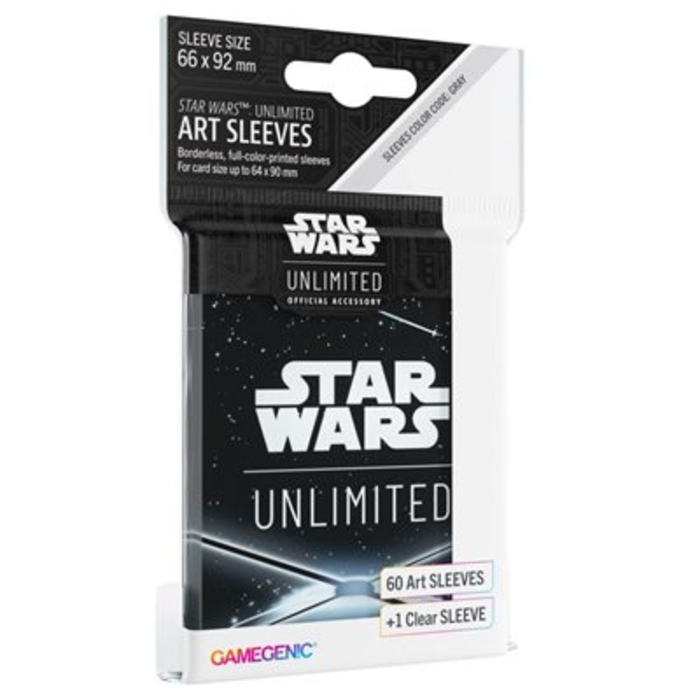 GameGenic Sleeves - 66x92mm (Standard TCG) Star Wars Unlimited 61/pack -