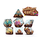 7-Piece RPG Dice Set: Inclusion - Dinosaur Eggs
