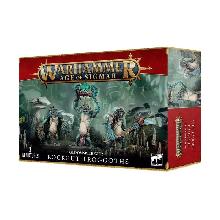 Games Workshop Warhammer Age of Sigmar: Gloomspite Gitz - Rockgut Troggoths